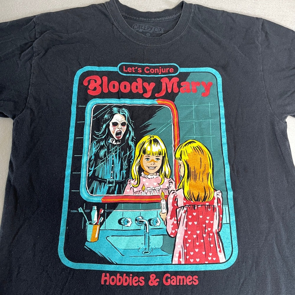Creepy Co Bloody‎ Mary Let's Conjure Shirt Halloween Goth Indie